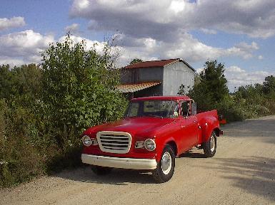 Studebaker Champ on a dirt road